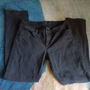 Lauren Ralph Lauren Black Straight Leg Jeans
